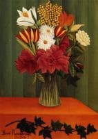 Bouquet of Flowers with an Ivy Branch