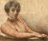 Portrait of Maria van Rysselberghe