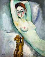 Lady and Dog