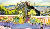 Green Pots on the Terrace
