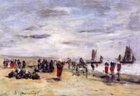 Berck, Fisherwomen on the Beach