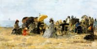 Trouville, Beach Scene