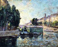 Banks of the Seine, Unloading Coal