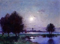 Banks of the Loire in Moonlight