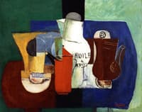Still LIfe with a Coffee Pot and Pot of Oil