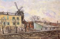 The Moulin de la Galette in Montmartre