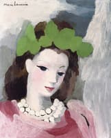 Woman with Flowers on Her Hair