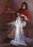 Woman Sewing