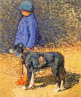 Girl and Dog