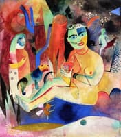 Seated Nude - Dedicated to Adda