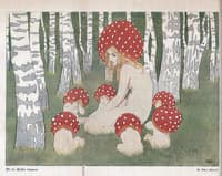 Mother Mushroom with her children