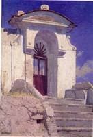 Garden gate in Amalfi