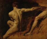 Two Male Nude Studies