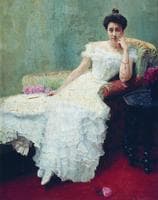 Woman with Roses