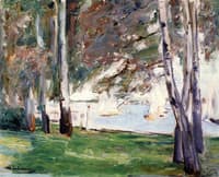 Birch Trees on the Banks of Wannsee, to the East