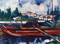 Barge on the River