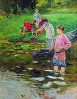 Children Fishing