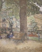 Bench in the Parc Vintimille