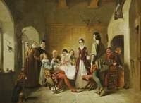 The Introduction of Sir Piercie Shafton to Halbert Glendinning