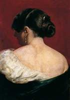 Head and Shoulders of a Girl from behind