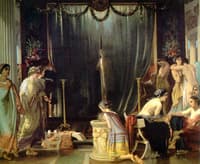 Zeuxis choosing his models