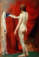 Back View of a Woman