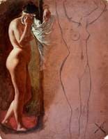 Study of a Nude Female Figure