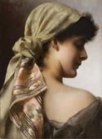 Girl with headscarf