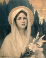 Vierge aux cyprès