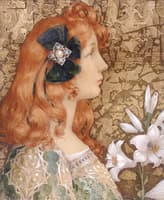 Jeune Femme au Lys