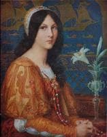 Portrait de jeune femme aux lilas