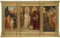 Scenes from Dante Alighieri's "La vita nuova"