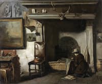 The Workshop of the Haarlem Painter Pieter Frederik van Os, the Teacher of Mauve