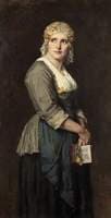 Dutch Peasant Going to Church