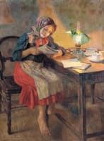 Reading by the Lamp