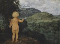 Cupid as landscape painter