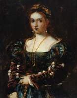 La bella (copy of Titian)