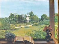 Window overlooking the Holzhausenpark in Frankfurt