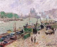 The Port Henri IV, Paris