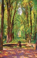Allée dans le parc du chateau de Versailles