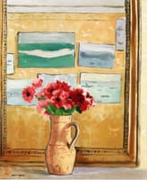 Bouquet by the Mirror