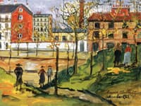 Figures in a Plaza