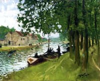 Barges at Saint-Mammes