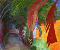 Palm Trees in Martigues - Hommage to Gauguin