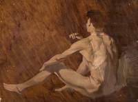 An Evening's Work by the Model from Palette