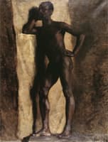 Standing Black Man