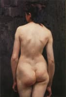 Standing Female Nude, Back View