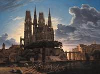 Medieval Town by Water