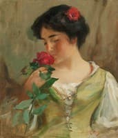Girl with a Rose