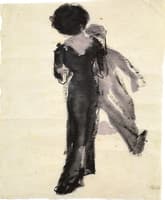 Lady in Long Dress and Gentleman